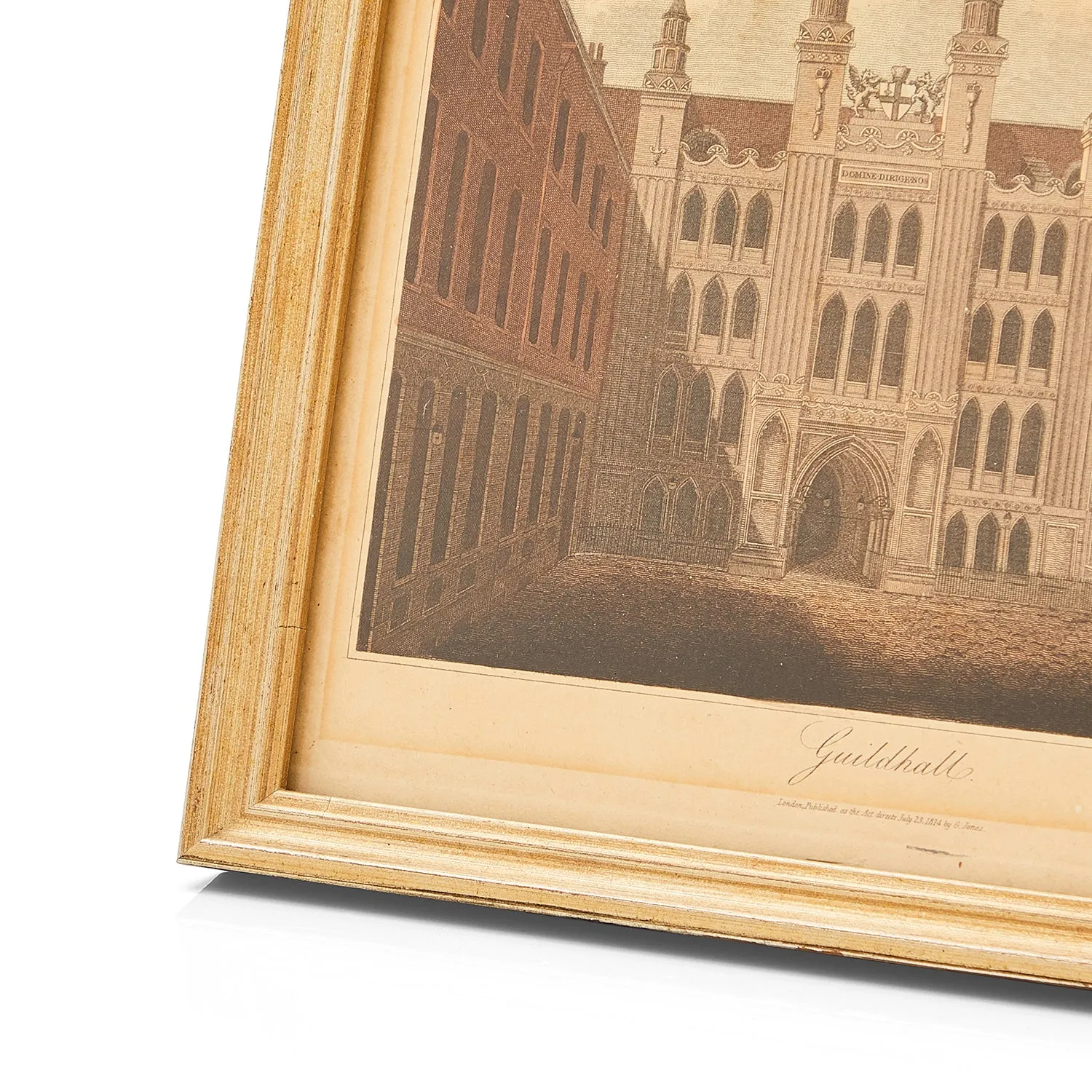 0097 (A D) Antique European Building Drawing