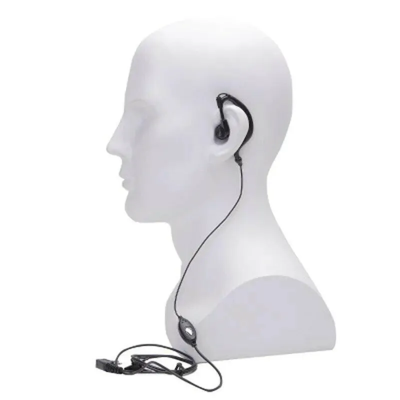 2-pin Head-mounted Walkie-talkie Headset Microphone Walkie-talkie Radio Safety Wire Headset