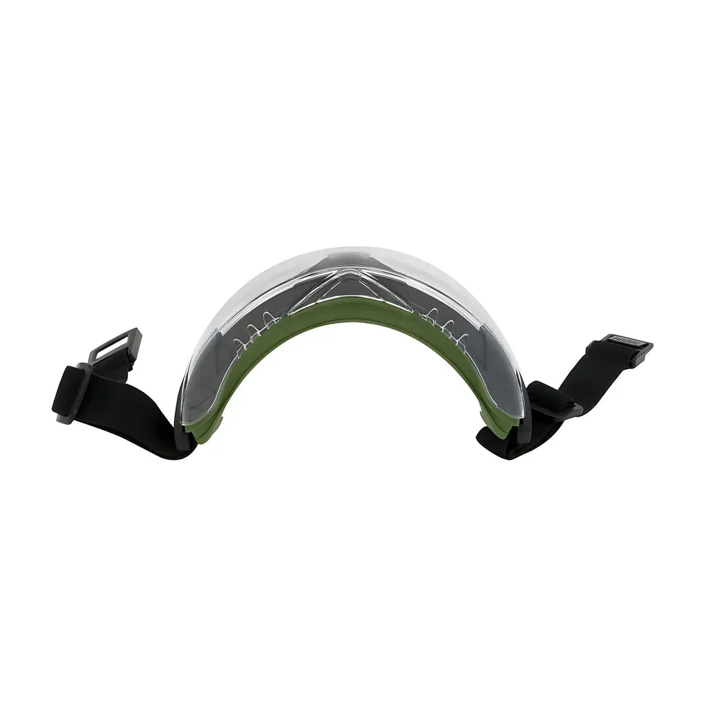 Bouton Optical 251-63-0520 Indirect Vent Goggle with Green Body, Clear Lens and FogLess 3Sixty Coating  - Elastic Strap