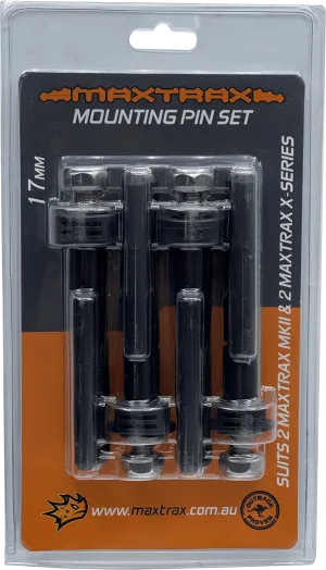 MAXTRAX Mounting Pin Set MKII/X-Series 17mm