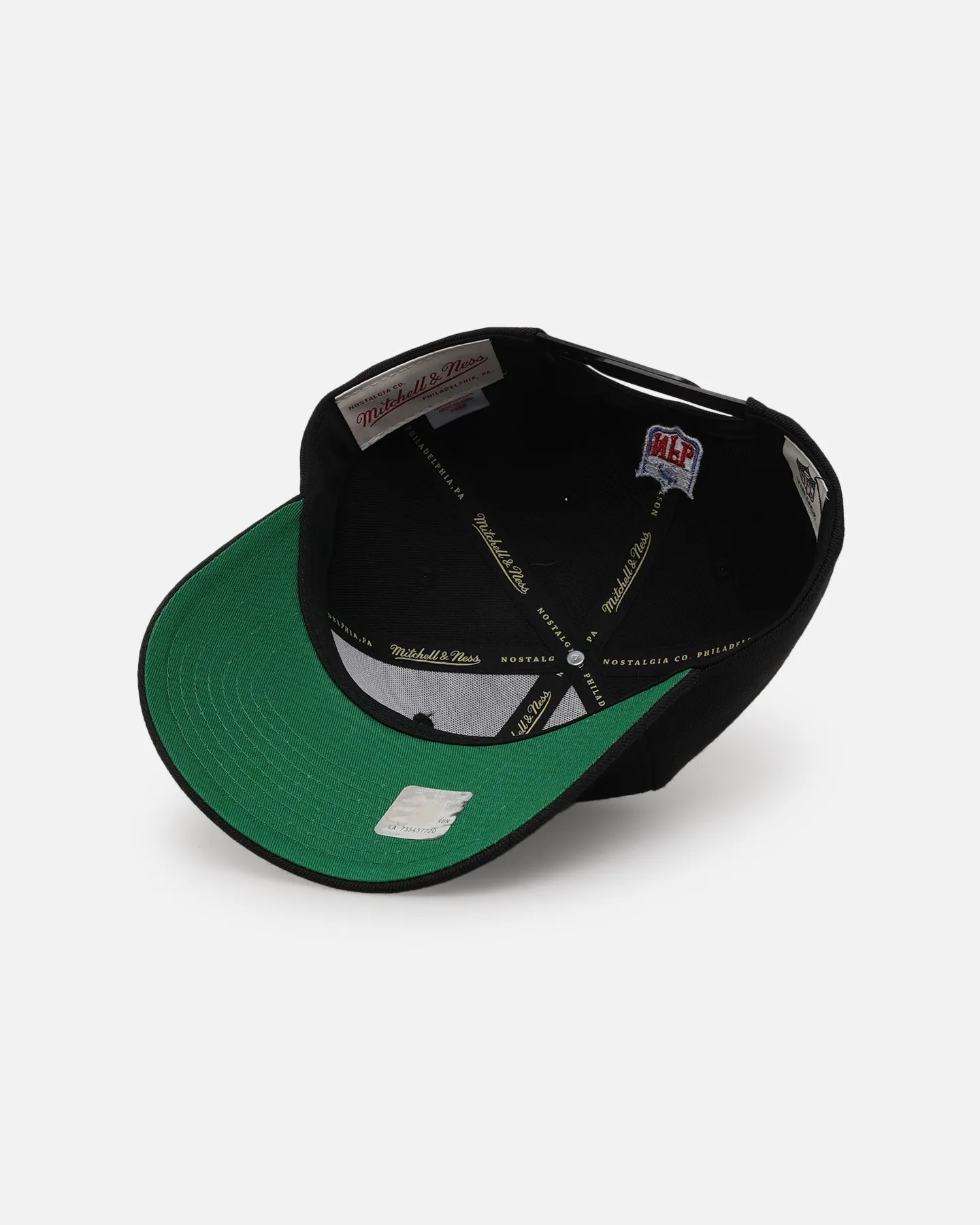 Mitchell & Ness Miami Dolphins Flames Pro Crown Snapback Faded Black