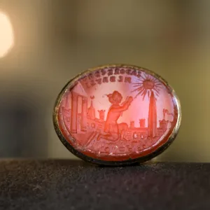 ON HOLD Georgian "Love Blinds" Intaglio Seal Fob