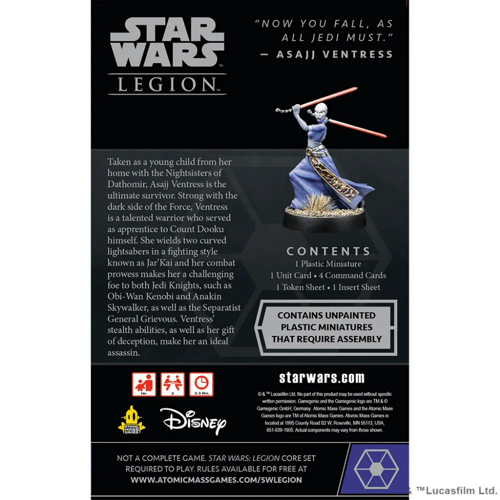 Star Wars: Legion - Asajj Ventress Operative Expansion