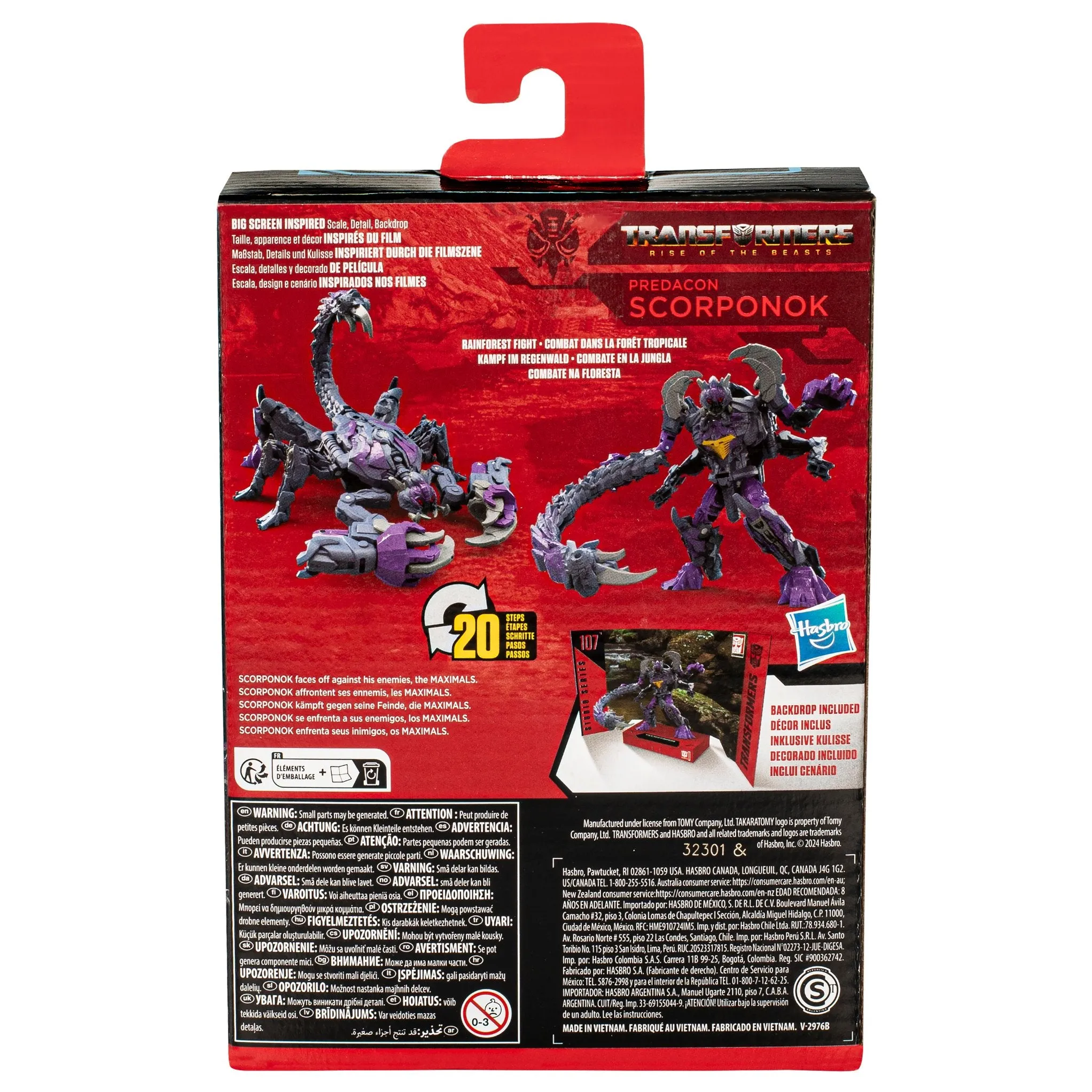 Transformers Studio Series Deluxe Transformers: Rise of the Beasts 107 Predacon Scorponok
