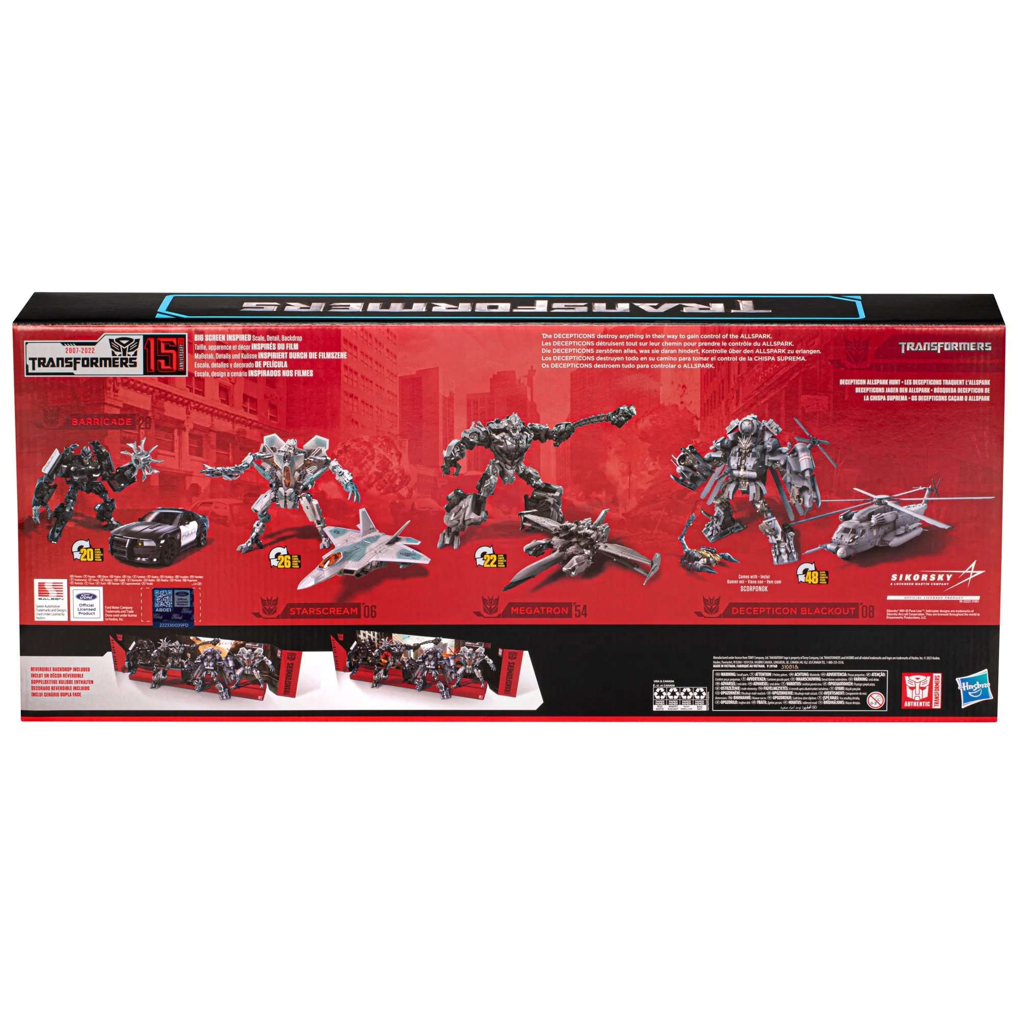 Transformers Studio Series Transformers Movie 1 15th Anniversary Decepticon Multipack