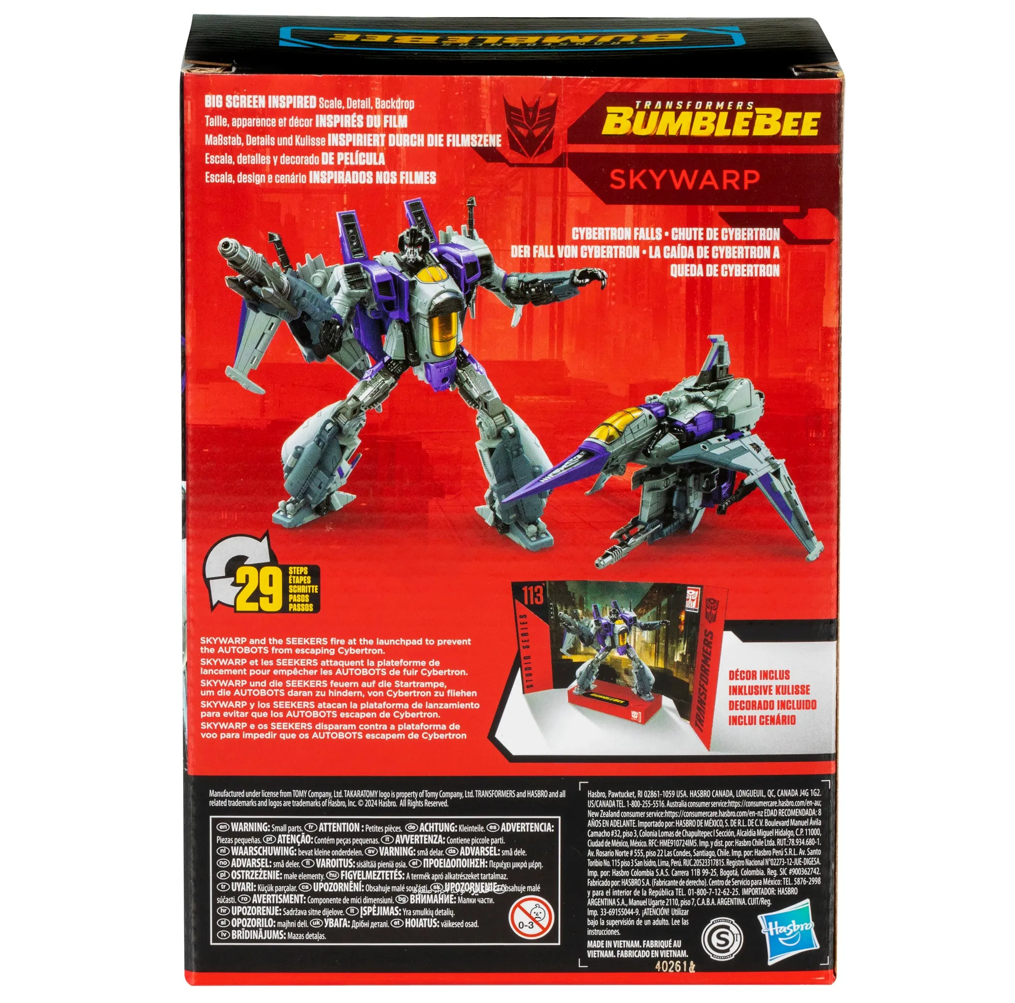 Transformers Studio Series - Voyager Bumblebee Movie Skywarp 113